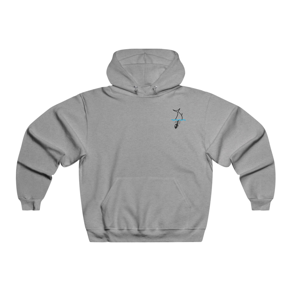 Skateboard Minimalist Hoodie — Small Chest Skate Icon