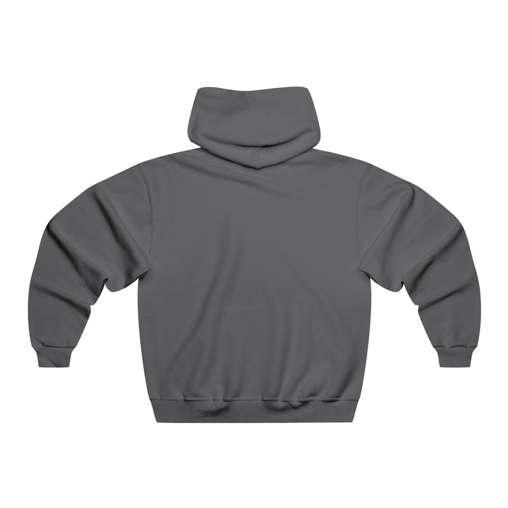 Minimalist Rock Climber Hoodie — Chalk Line Graphic Chest Print